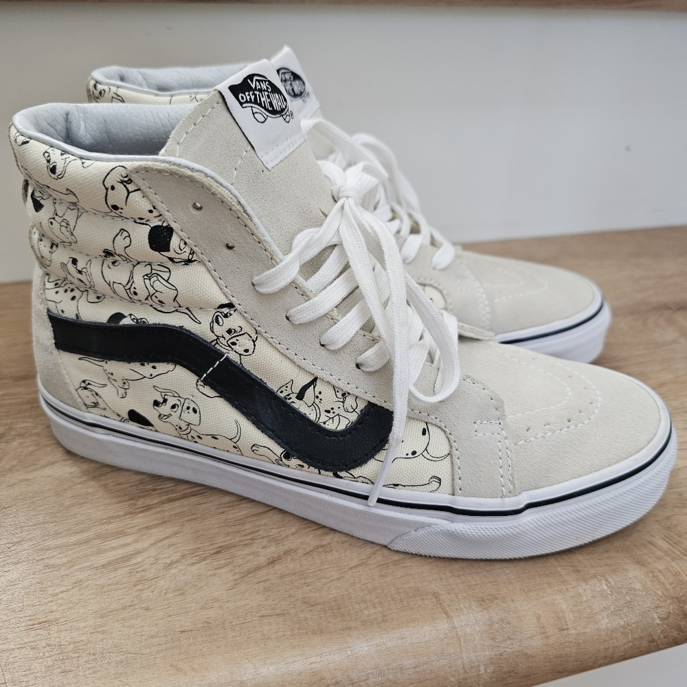 RARE VANS x Disney 101 Dalmatians SK8-Hi Boot Sneakers
